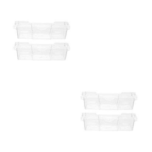 4Pcs Kitchen Oil Collection Tray Plastic Grease Drip Pan for Home Use