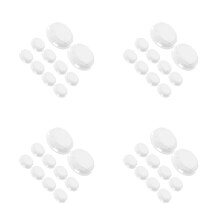 96Pcs White Plastic Piggy Bank Bottom Covers Secure Coin Bank Stoppers