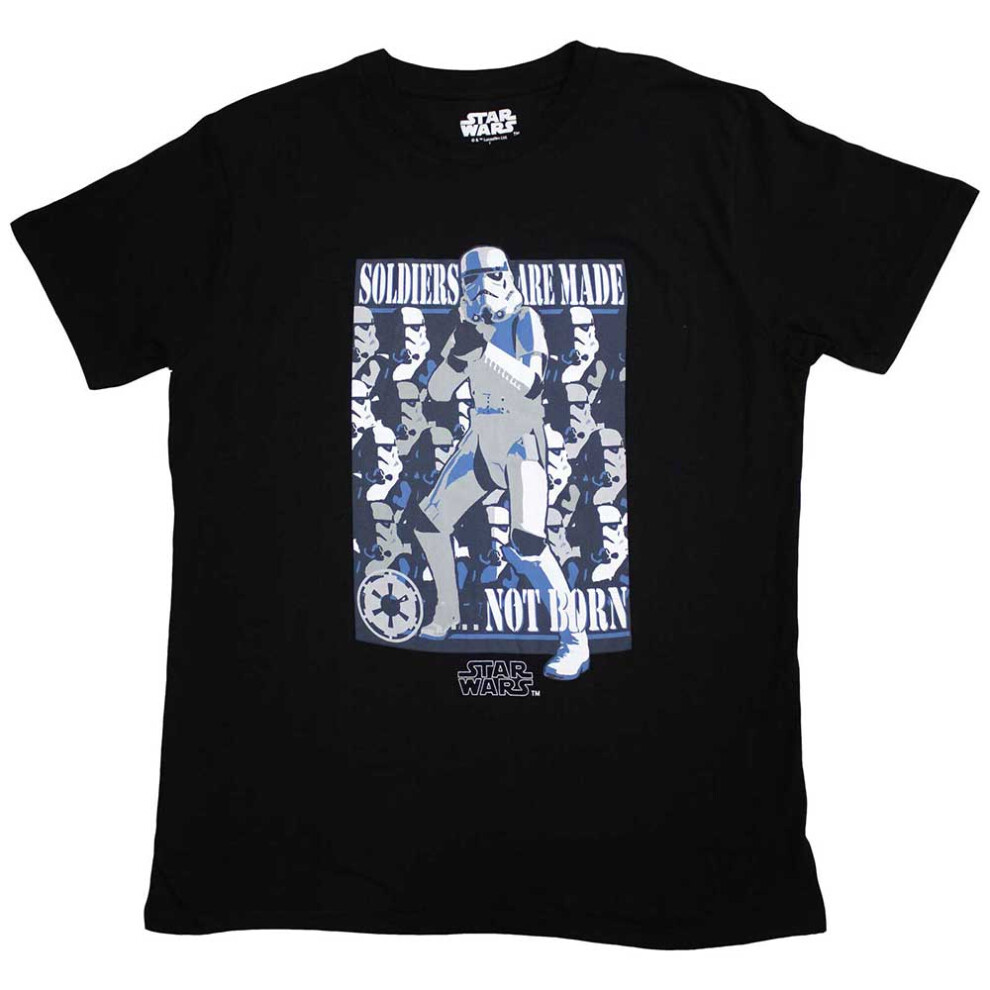 Star Wars (Xxl, ) Soldiers Are Made T Shirt Black
