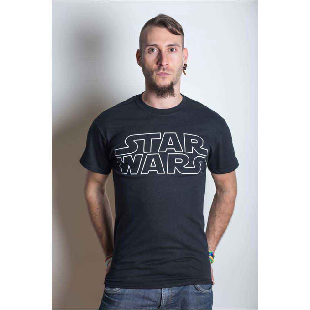 Star Wars (M, ) Classic Logo T Shirt Black
