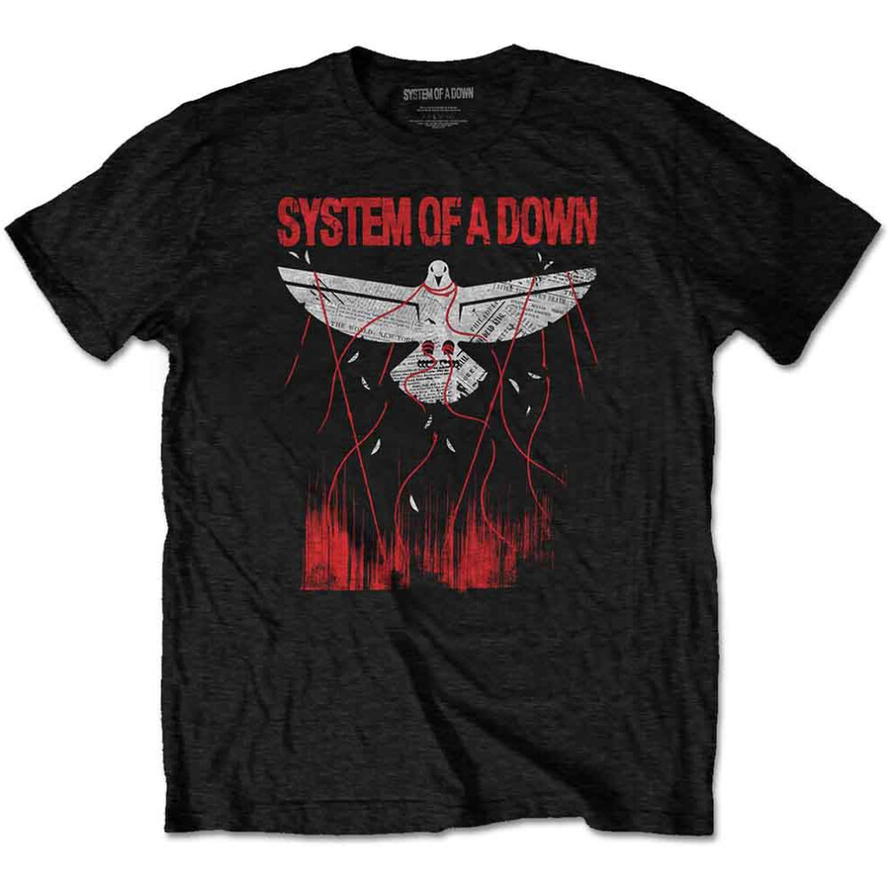 System Of A Down (S, ) Dove Overcome T Shirt Black