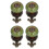 4 Zinc Alloy Cabinet Handle Set 20
