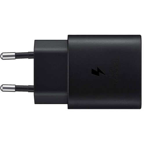 Chargeur USB-C 25 W à charge rapide adaptative, adaptateur mural compact noir 2