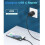 Chargeur USB-C 25 W à charge rapide adaptative, adaptateur mural compact noir 5