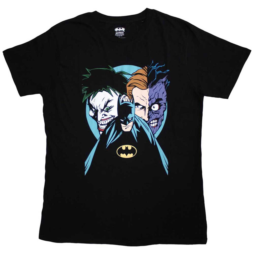 Dc Comics (Xl, ) Batman Creeping Villains T Shirt Black