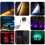Bande LED à piles avec télécommande, autocollante, sécable, étanche, 2 m, 60 LED RGB 2