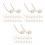 105Pcs Copper Piezo Buzzer Sensor for Guitar Drum Electronic Sounder 6
