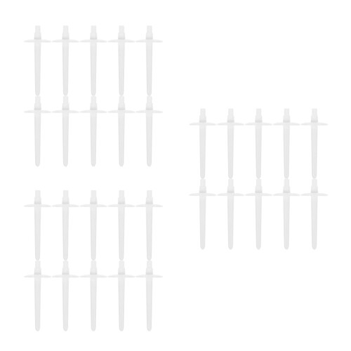 30Pcs Durable ABS Spool Holder Set for Household Sewing Machines White 1