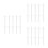 30Pcs Durable ABS Spool Holder Set for Household Sewing Machines White 3