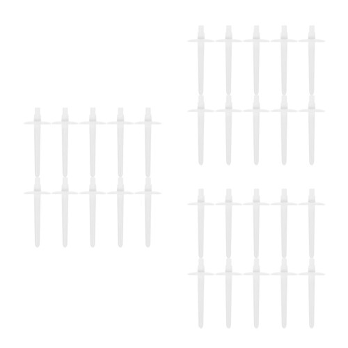 30Pcs Durable ABS Spool Holder Set for Household Sewing Machines White 2