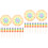100Pcs Multi- Sticks for Drinks Hawaiian Party Picks 3
