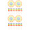 100Pcs Multi- Sticks for Drinks Hawaiian Party Picks 4