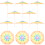 100Pcs Multi- Sticks for Drinks Hawaiian Party Picks 9