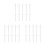 30Pcs Durable ABS Spool Holder Set for Household Sewing Machines White 7