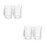 4Pcs Transparent Beer Cup Household Mugs with Handle 3