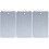 3Pcs Grey Waterproof Massage Bed Covers with Hole Elastic Salon Sheets 4