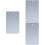 3Pcs Grey Waterproof Massage Bed Covers with Hole Elastic Salon Sheets 6
