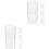 8Pcs Premium Glass Water Cups Stackable Square Glasses for Kitchen Use 2