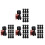 40Pcs Black Plastic Trampoline Caps Universal Pole Covers Weatherproof 4