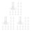 90Pcs Plastic Self-Adhesive Flower Base Stand for Clear Flower Display 4