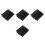 120Pcs Black PVC Garden Privacy Panel Clips with Wind Protection Clamp 6