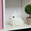 Realistic Rabbit Figurines Plush Rabbit Statue Ornament-Gray 2