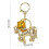 User Friendly Acrylic Horse Keychain Lightweight Sturdy-Silver 4