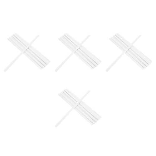 40Pcs Plastic Spine Bars White Slide Binders for Organizing Papers 2