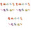90Pcs Creative Dinosaur Cake Picks for Party Cake Decoration 3