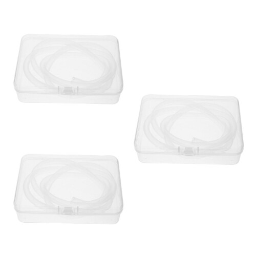 3Pcs Easy-Clean Transparent Silicone Straw for Elderly Cups 1