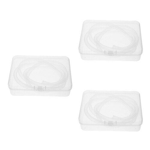 3Pcs Easy-Clean Transparent Silicone Straw for Elderly Cups 2