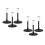 6Pcs Stable PVC Figurine Holder for Dolls Figures Display 7