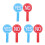6Pcs Foam Board Classroom Voting Paddles Yes No Teacher Response Tools 2