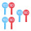 6Pcs Foam Board Classroom Voting Paddles Yes No Teacher Response Tools 4