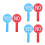 6Pcs Foam Board Classroom Voting Paddles Yes No Teacher Response Tools 6