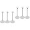 6Pcs Stable White Doll Stand Support Adjustable PVC Figure Display 3