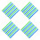 48Pcs Silicone Lunch Box Straps Elastic Bands Assorted Colors 4