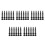 5Sets Black Rubber Grommets Kit for Wiring Flexible Wire Hole Covers 2