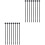 2Pcs Handheld Black Kids Drum Stick Drum Hammer Teaching Aid Gift 3