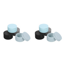 8Pcs Soft Silicone Travel Container Waterproof with Lid