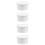 4Pcs White ABS Ice Cube Tray Smooth Surface Ice Block Mold 7