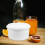 4Pcs White ABS Ice Cube Tray Smooth Surface Ice Block Mold 8