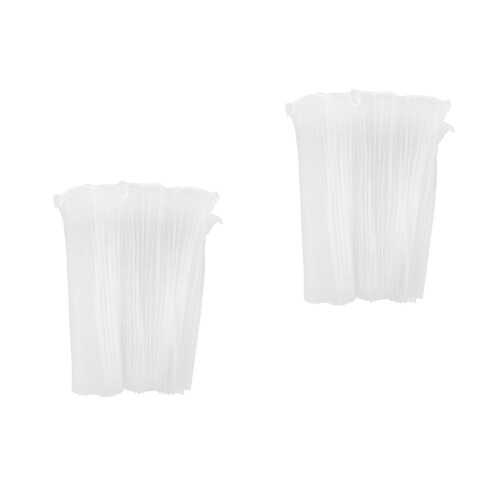 4Rolls White DIY Flower Bouquet Wrap Mesh with Airflow Wave Design 1