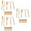 3Pcs Assorted Color Tea Ceremony Tool Set for Chinese Gong Fu Tea 6