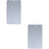 2Pcs Waterproof Grey Fitted Beauty Bed Sheets with Face Hole 6