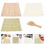 2Sets Sushi Rolling Mat Set Bamboo with Easy Clean Home Use 7