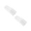 20Pcs Transparent Plastic Wax Melts Clamshell Mold Star Shape Storage 6