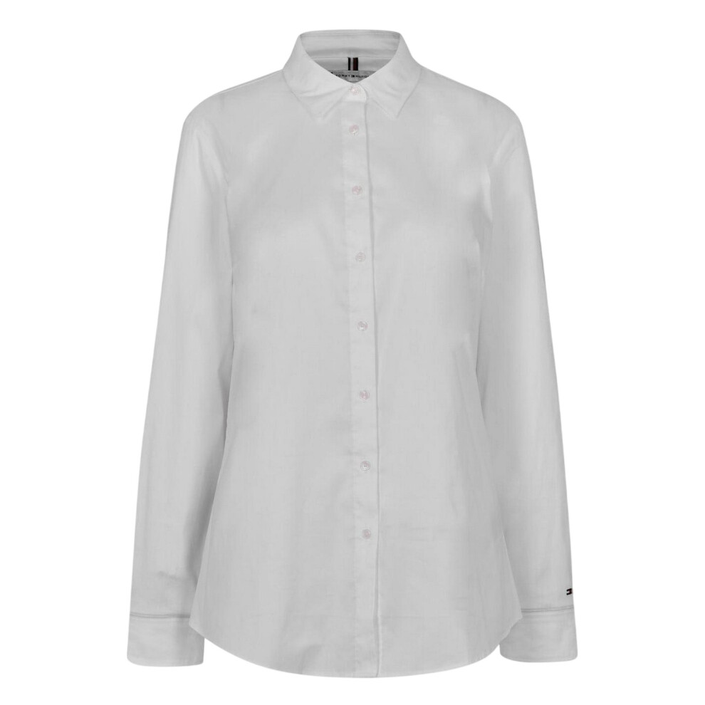 Tommy Hilfiger (10 Uk, Optic ) Womens/Ladies Heritage Shirt White