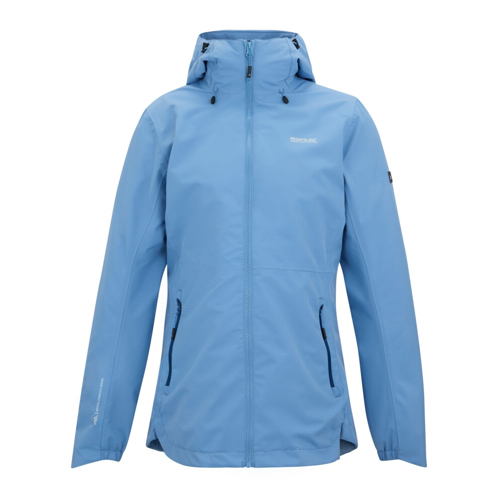 Regatta (10 Uk, Washed Denim) Womens/Ladies Hamara Iv Waterproof Jacket Multicoloured