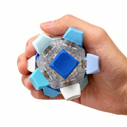 ABS Press Sensory Handheld Mechanical Toy Clicks-colorful 1